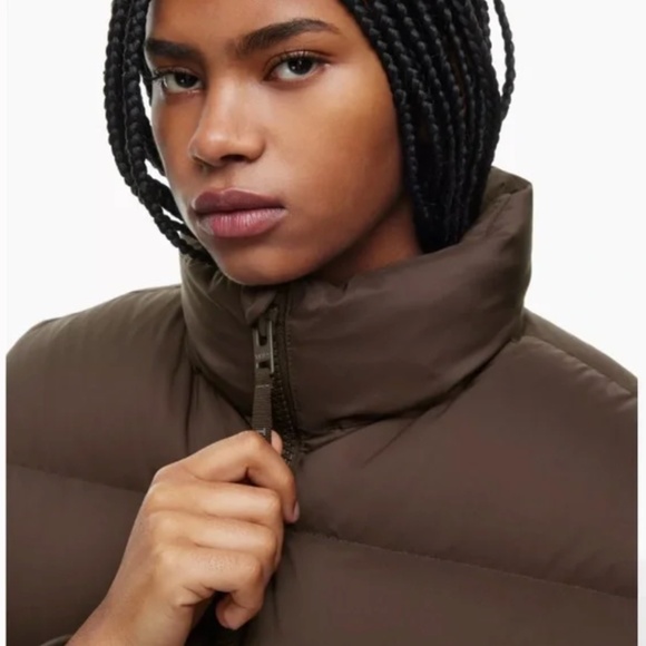 THE MEGA PUFF™ VEST Rich Mocha Brown XXS NWOT - Picture 2 of 3